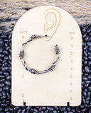 Remy Fashion Hoop Earrings - Silver