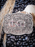 Cowboy Belt Buckle Phone Grip