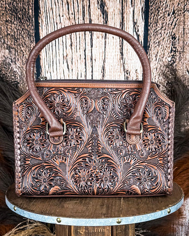 Myra Bag - Midnight Grace Tote Bag in Brown