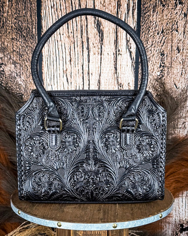 Myra Bag - Midnight Grace Tote Bag in Onyx