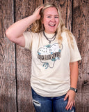 Tough Luck Cowboy Graphic Tee - Cream