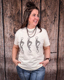 Horse Bits Graphic Tee - Cream