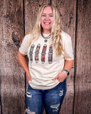 Cowboy Cinches Graphic Tee - Cream