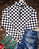 Round the Track Fitted Pullover