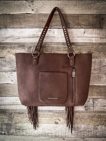 Trinity Ranch Hair-On Cowhide Collection Concealed Carry Tote – Montana  West World