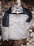 Hooey Men's Softshell Jacket - Grey/Black