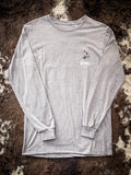 "Cheyenne" Grey Crew Neck Long Sleeve