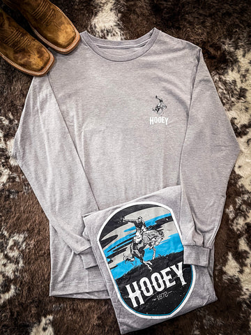 "Cheyenne" Grey Crew Neck Long Sleeve