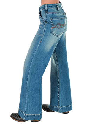 Rustee DFMI Wide Leg Trouser Jeans By Cowgirl Tuff
 by Cowgirl Tuff
