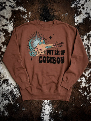 Put Em Up Cowboy Graphic Tee or Sweatshirt