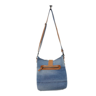 Sofia Mia Denim Rug Crossbody Bag by Myra Bag