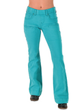 Cowgirl Tuff - Turquoise Pull-On - Trouser - Jeans - Western Wear - Bronco Western Supply Co.