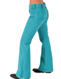 Cowgirl Tuff - Turquoise Pull-On - Trouser - Jeans - Western Wear - Bronco Western Supply Co.