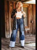 Alma - Black - Cowskull - Mesh - Duster - Western Fashion - Bronco Western Supply Co.