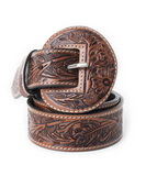 Western Belt shown wrapped around itself on a white background.