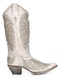 Stock photo side view of boots.