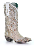 side of boots with white backdrop