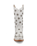 Marfa Black Star Leather Boots - Ice and Silver