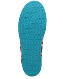 Bottom of the Paloma Pop Twisted X Hooey Loper in a white back drop.
