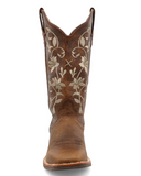 Front view of the Wren Twisted X Women's 13" Ruff Stock Boot in a white backdrop.