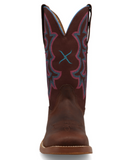 Front view of the Taffy Twisted X Women's 11" Tech X Boot in a white back drop.