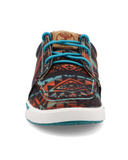 Stock photo of the Solace Twisted X Hooey Loper Sneaker - Midnight Aztec.