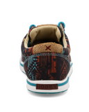 Stock photo of the Solace Twisted X Hooey Loper Sneaker - Midnight Aztec.