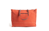 Back view of the Rio Vintage Clothing Weekender Bag in a white back drop.