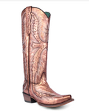 Stock photo of the Champagne Rodeo Snip Toe Corral Boots.