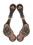 Stock photo of the Signature Western Ladies Spur Straps.