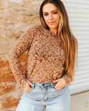 Burnout Mesh Top - Camel