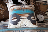 Wrangler Lone Mountain Plush Sherpa Pillow displayed.