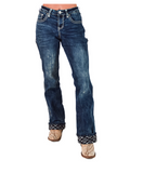 Flannel Cowgirl Carpenter Bootcut Jeans