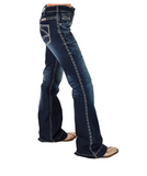 Honor Dark Trouser Jeans displayed on white background.