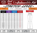 Cowgirl Tuff Jeans size chart