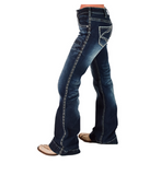 Honor Dark Trouser Jeans displayed on white background.