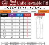 Cowgirl Tuff Jeans size chart