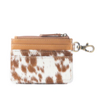The Wildflowers of The Prairie Card Holder in a white backdrop.
