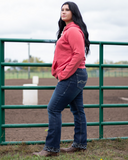 DFMI Dark Flannel Bootcut Jeans