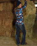 DFMI Dark Flannel Bootcut Jeans