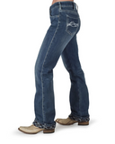 Edgy Flannel Bootcut Jeans