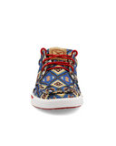 Front view of the Remmy Twisted X Kicks Sneaker in a white back drop.