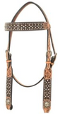 Stock photo of the Crystal Collection Browband Headstall.