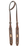 Stock photo of the Turquoise Rawhide One Ear Headstall .