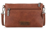 Wrangler Hair-On Cowhide Collection Crossbody - Brown
