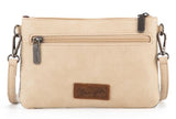 Wrangler Hair-On Cowhide Collection Crossbody - Tan