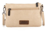 Wrangler Vintage Floral Tooled Collection Crossbody - Tan