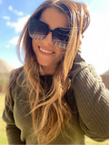 Athena Tangle-Free Oversized Sunglasses
