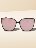 Lux Tangle-Free Polarized Oversized Sunglasses