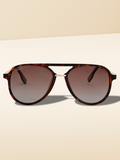 Earhart Tangle-Free Polarized Oversized Sunglasses